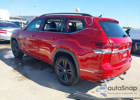 2021 Volkswagen Atlas 3.6L V6 Se W/Technology R-Line from USA, damaged, VIN 1V2PR2CA7MC510840